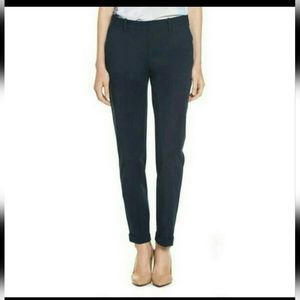 theory cotton trouser with stretch